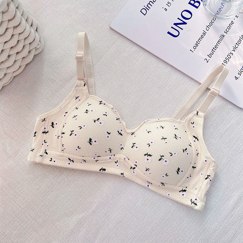 Women's Simple Sweet Vest Breathable Comfortable Push Bras