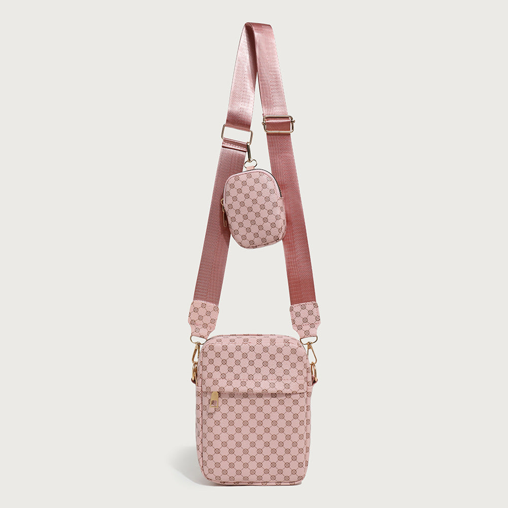 Two-piece Remote Printing Vertical Mobile Wide Phone Bags