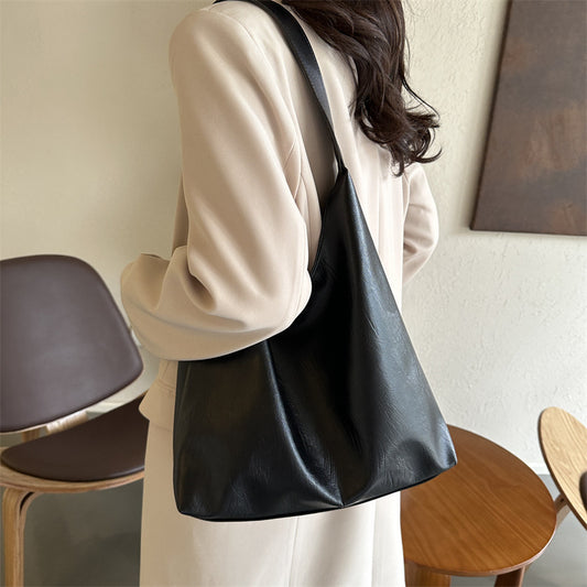 Women's Large Capacity Winter Korean Texture Trendy Shoulder Bags