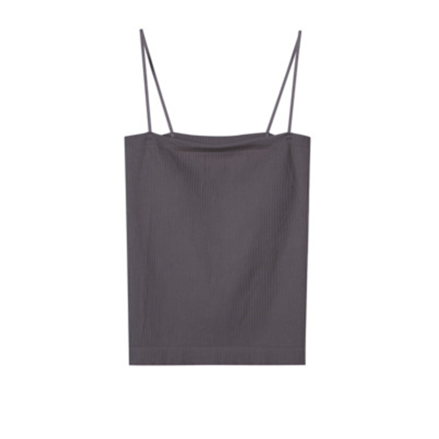 Women's Seamless Underwear Tube Top One-piece Solid Tanks Camis