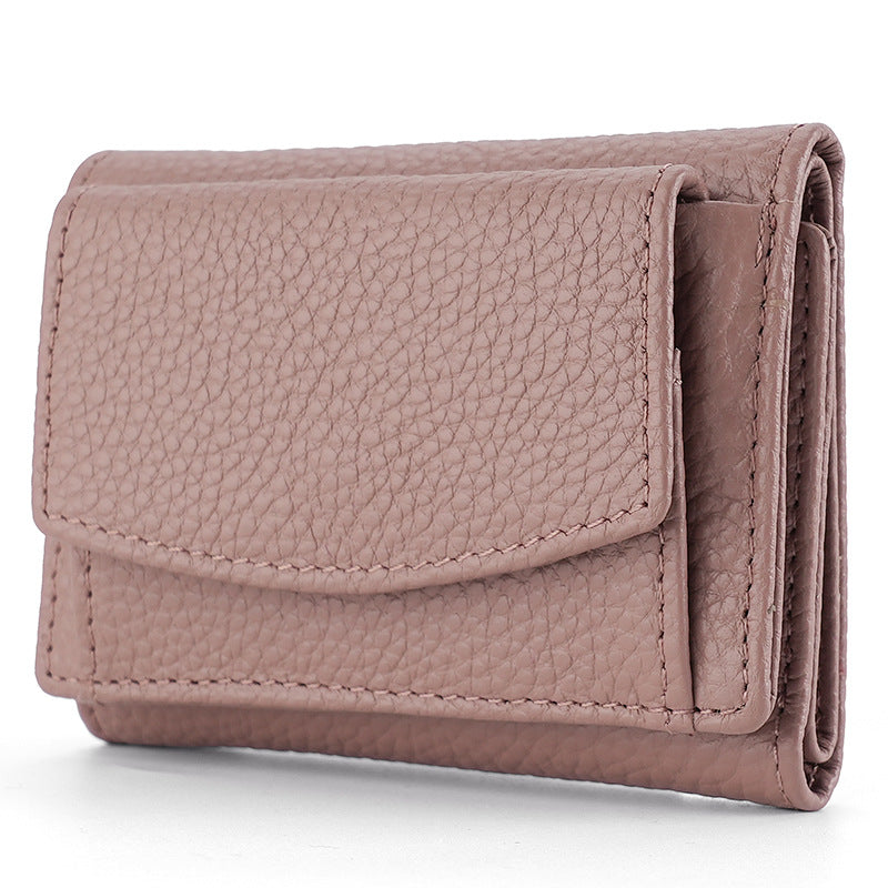 Innovative Women's Graceful Cowhide Short Leather Ladies Wallets