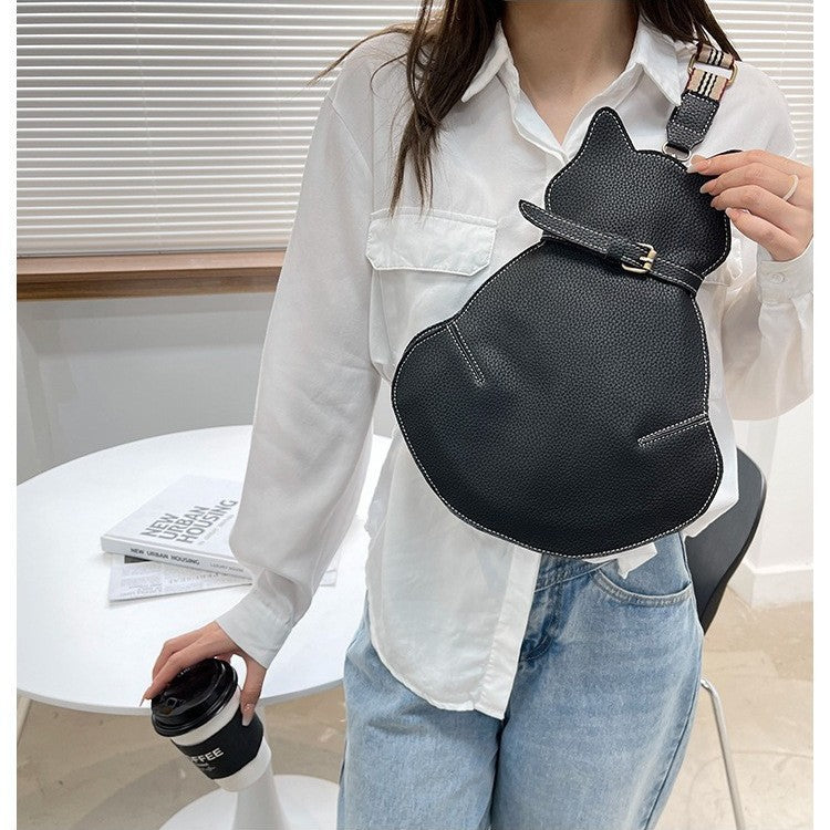 Elegant Versatile Women's Cat Fashion Simple Women's Shoulder Bag