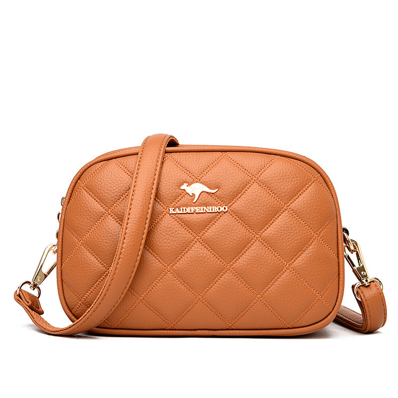 Stylish Women's Fashion Diamond Embroidery Thread Shoulder Bags