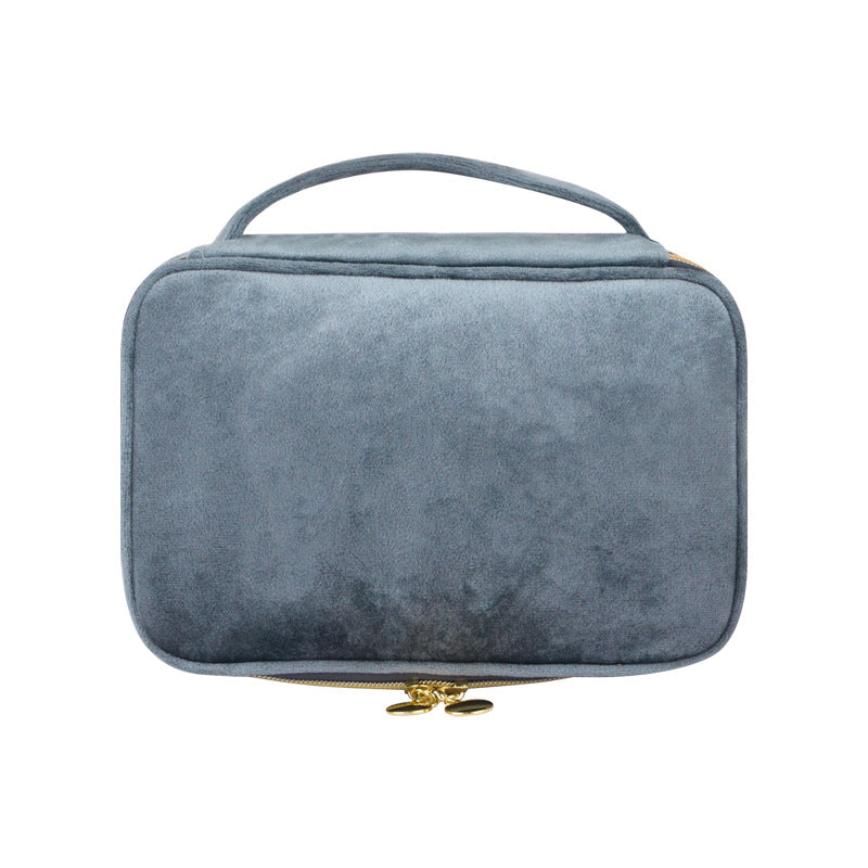Veet Cloth Cover Design Large Capacity Portable Makeup Bag