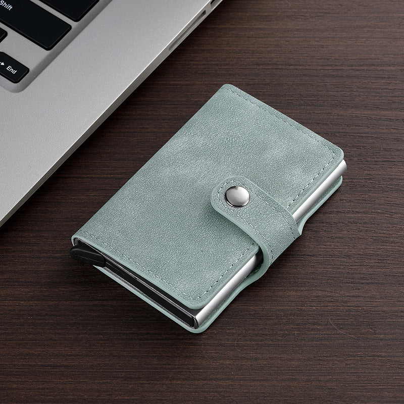 Women's & Men's & Metal Automatic Pop-up Cassette Good-looking Card Holder