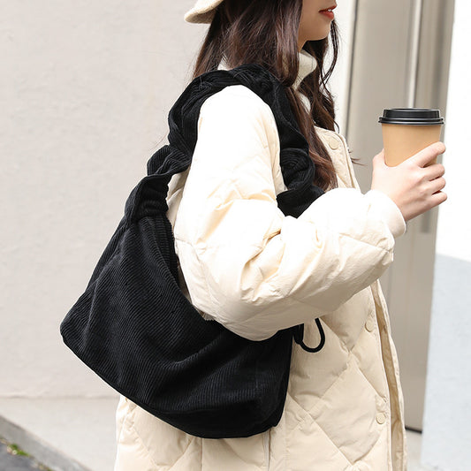 Women's Leisure Artistic Canvas Retro Corduroy Fashion Crossbody Bags