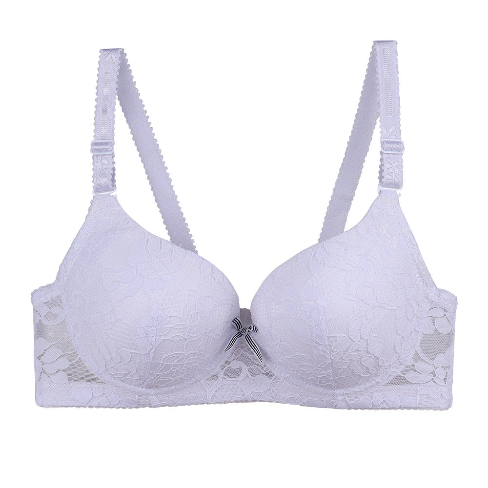 Breasts Contracting Female Lace Thin Soft Bras