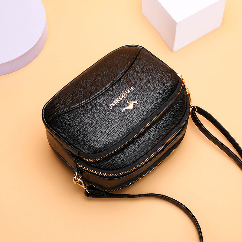 Cool Popular Women's Soft Leather Mobile Women's Messenger Bag
