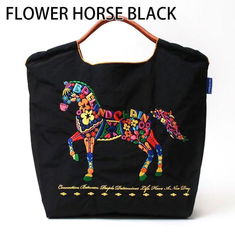 Spring Style Nylon Embroidered Fashion Niche Large Capacity One Women's Shoulder Bag