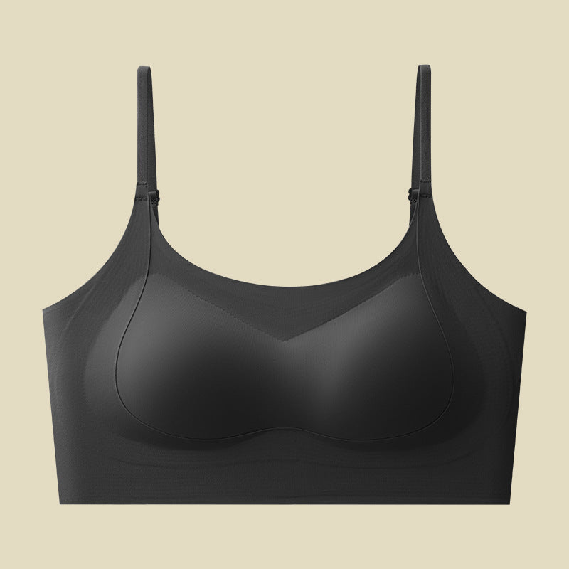 Small Breast Exaggerating Lifting Gathered Without Trace Tanks Camis