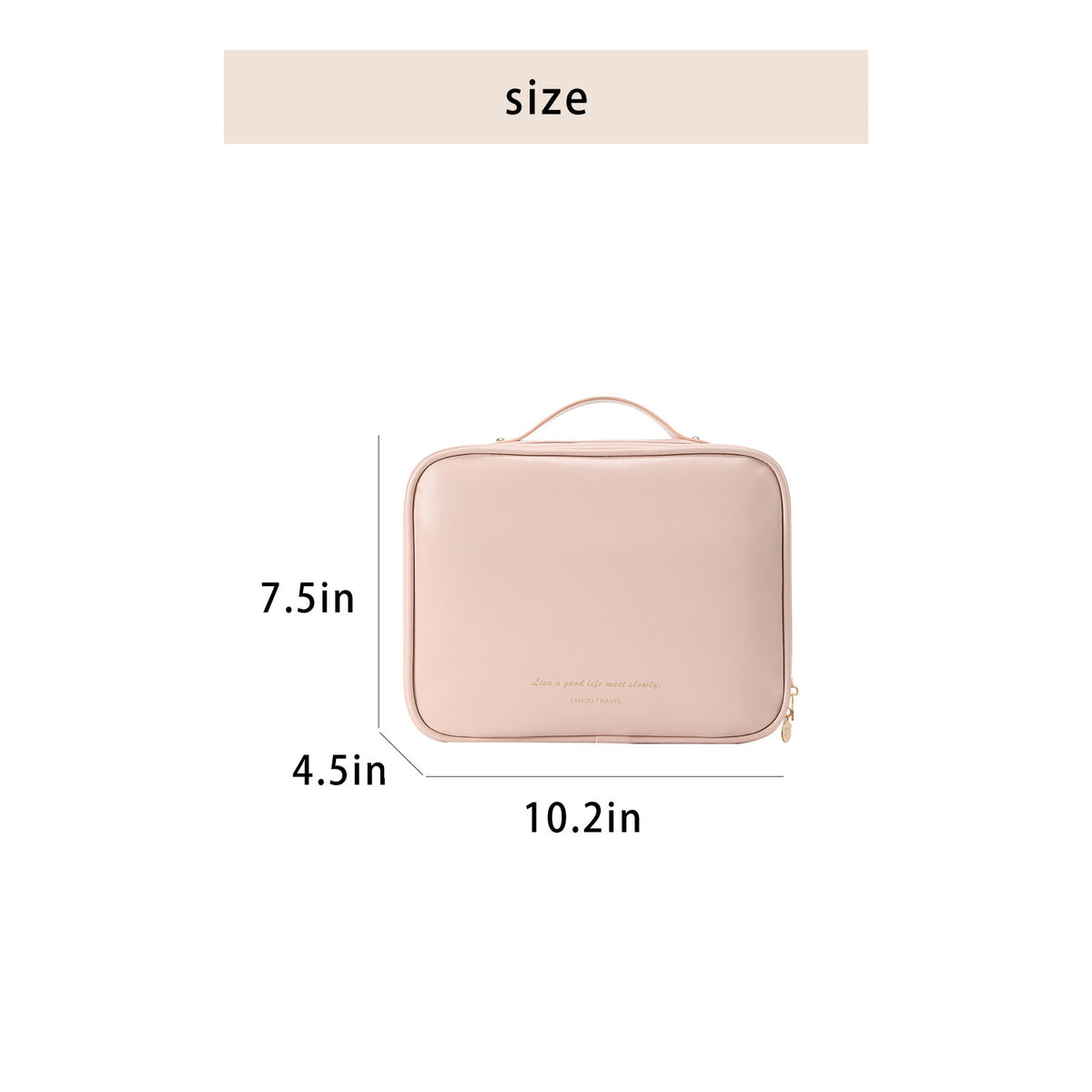 Women's Portable Storage Personal Hygiene Large Capacity Makeup Bag