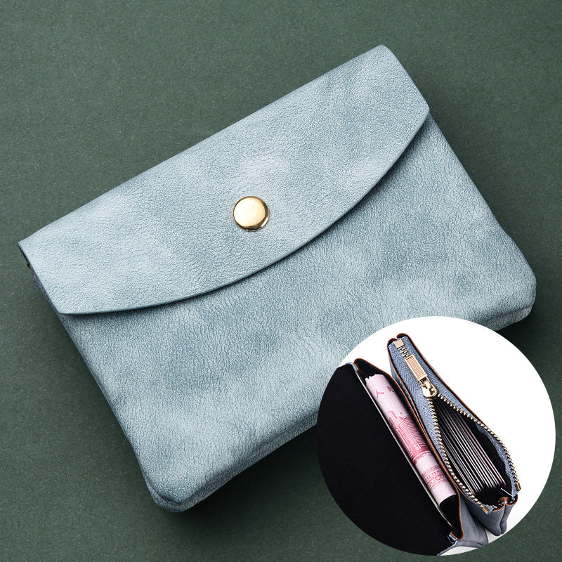 Women's & Men's & Soft Leather Pouch Mini Earphone Coin Purses