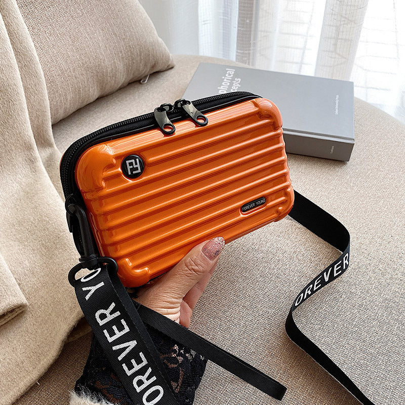 Women's Hard Mini Toiletry Storage Box Dinner Makeup Bag