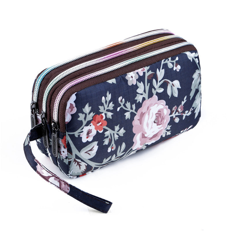 Women's Korean Printed Mobile Running Cloth Purses