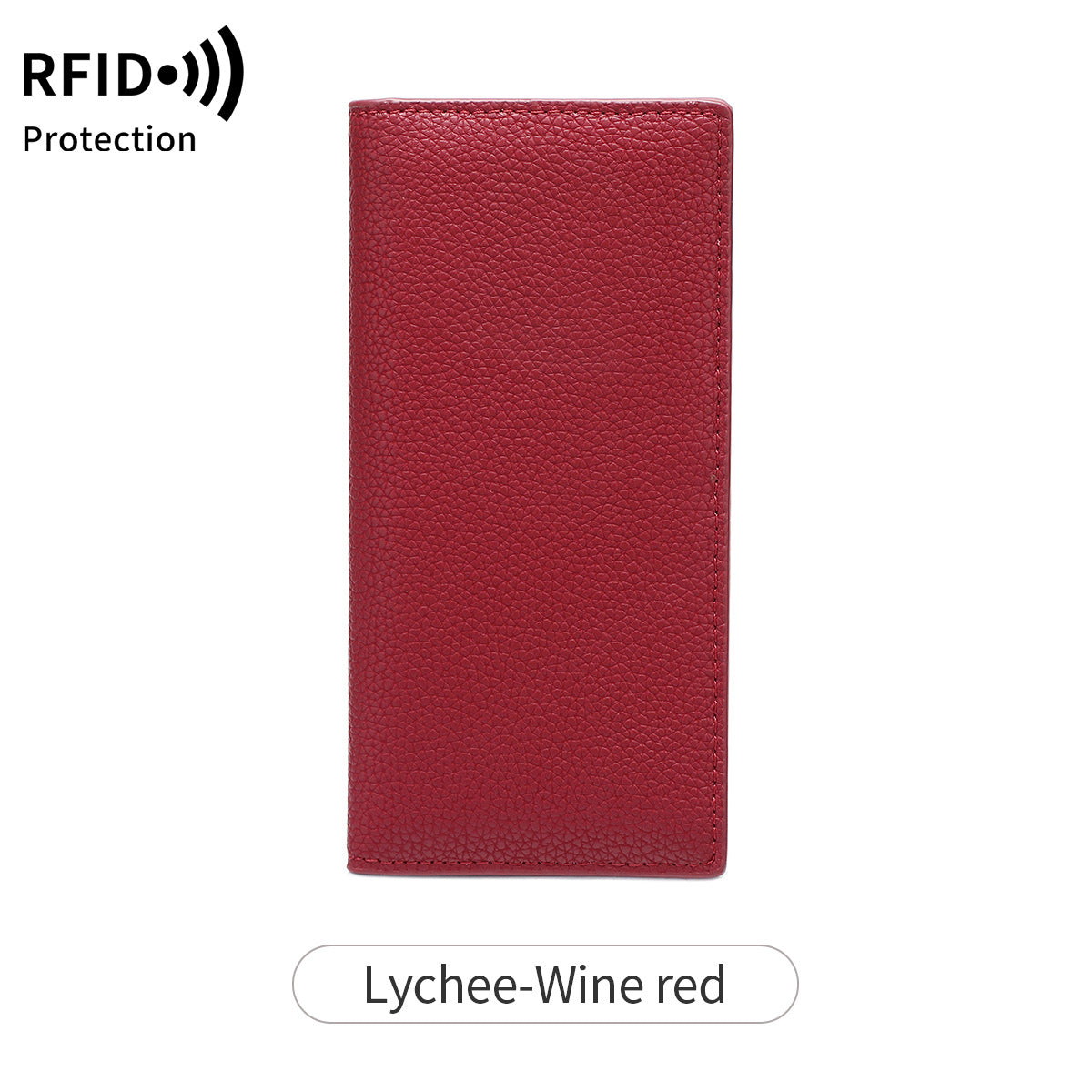Women's Long Simple Solid Color Credit Multifunctional Card Holder