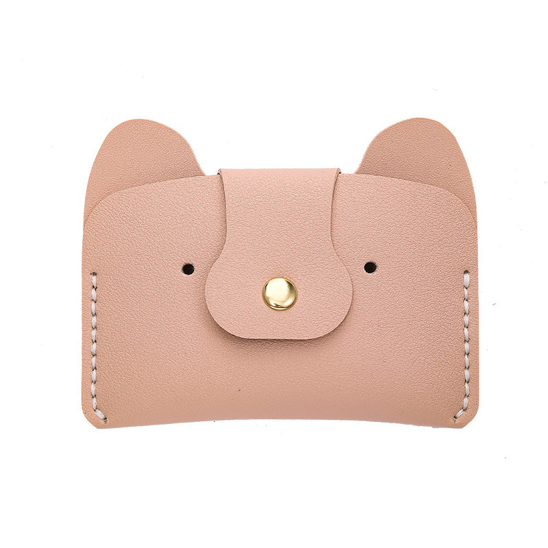 Creative Handmade Simple Compact Animal Cute Card Holder