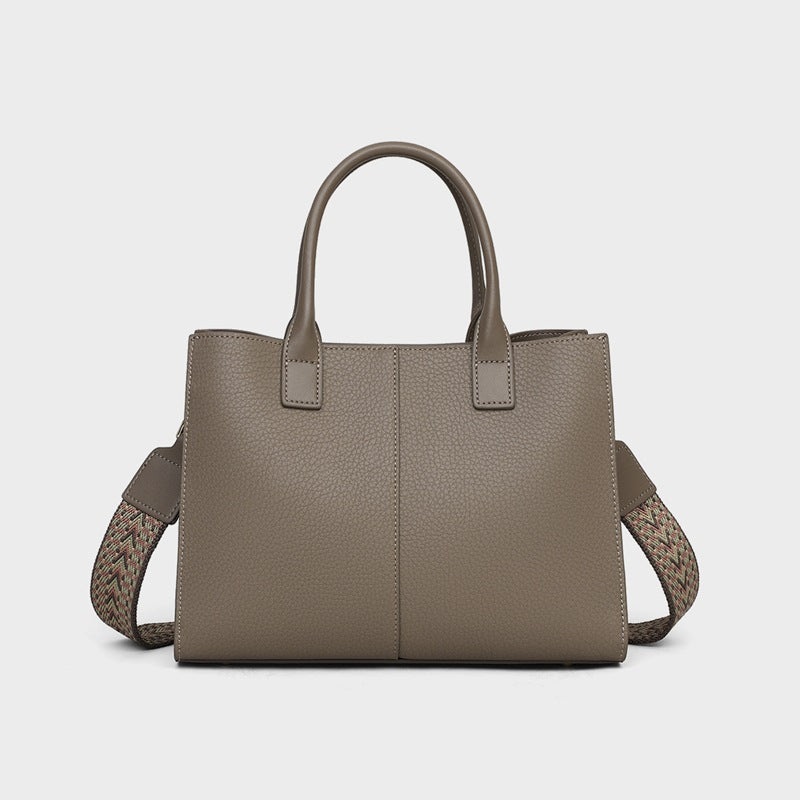 Women's Trendy Autumn Genuine Leather Portable Large Women's Messenger Bag