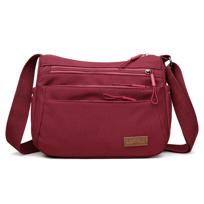 Slouchy Women's Large Capacity Nylon Cloth Women's Messenger Bag