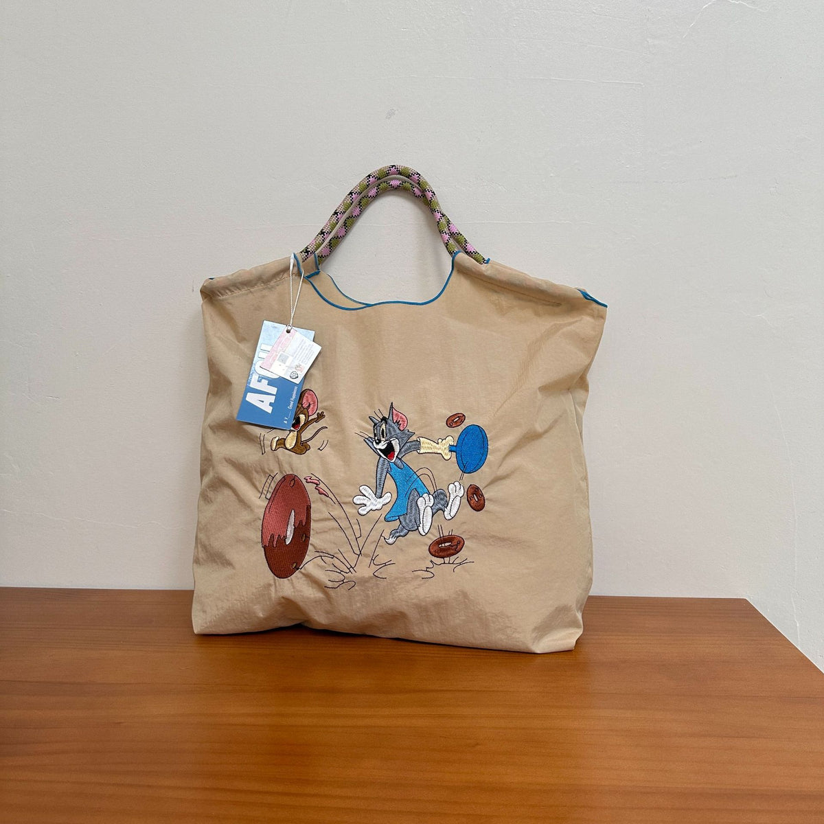Authorized Embroidered Shopping Female Cartoon Fashion Portable Shoulder Bags