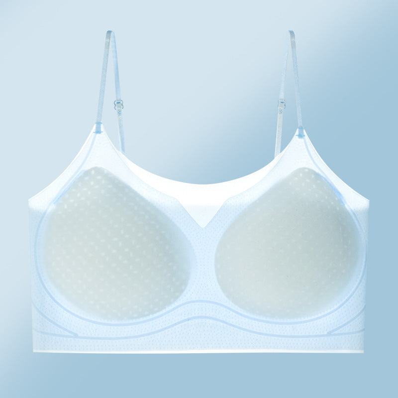 Silk Back Shaping Summer Thin Underwear Everyday Bras