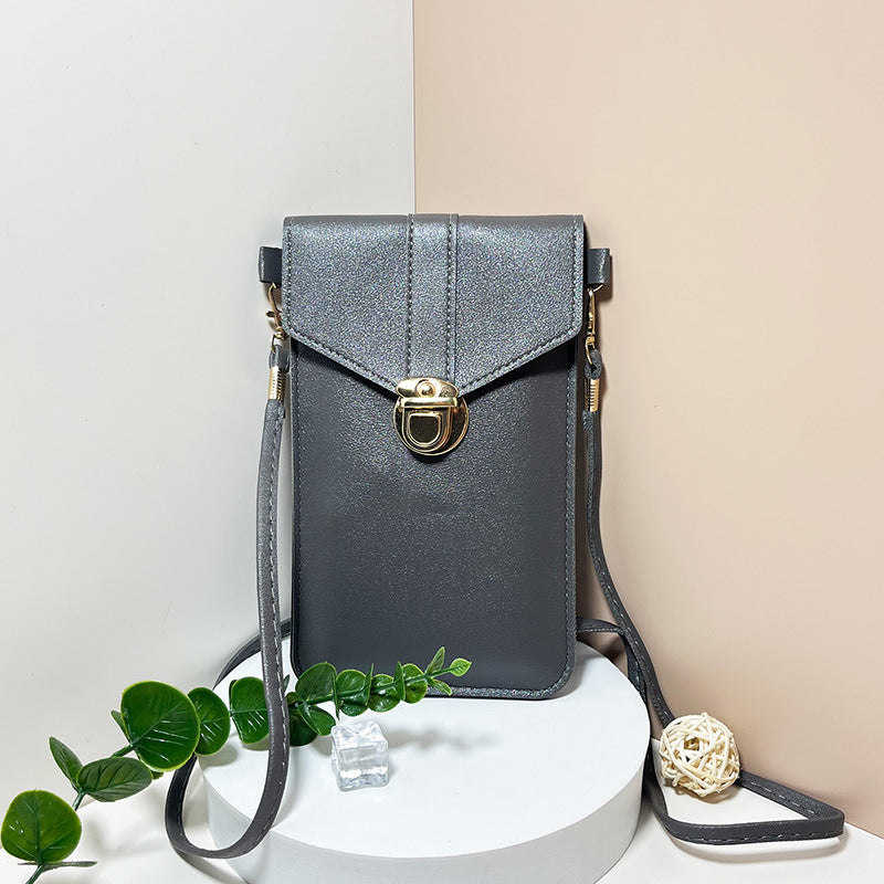 Pretty Touch Screen Lady's Large Capacity Phone Bags