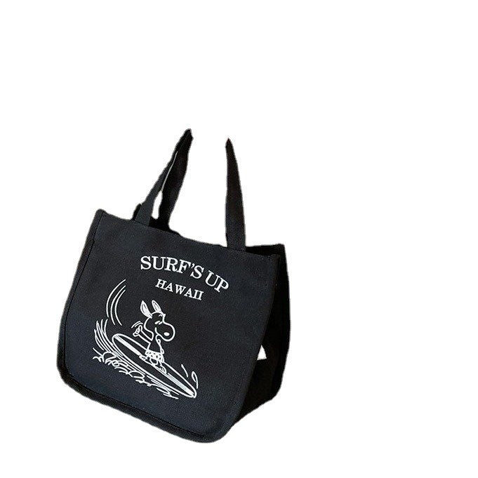 Snoopy Canvas Portable Fashion Mummy Large Handbags