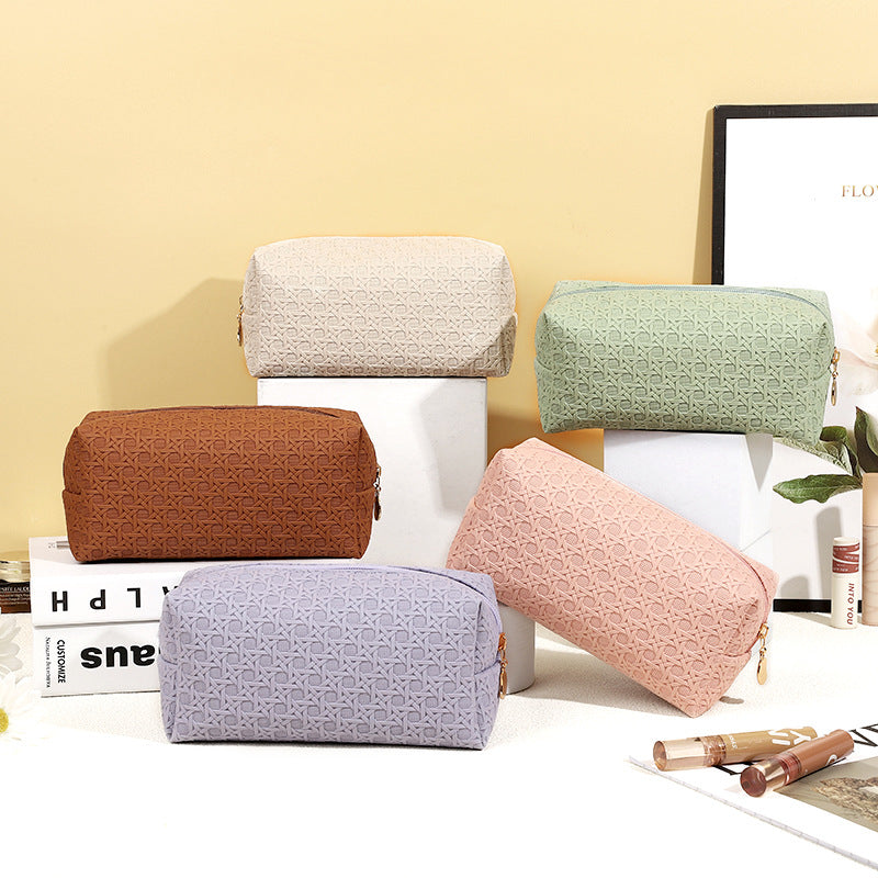 Women's Simple Portable High-grade Storage Waterproof Wash Makeup Bag
