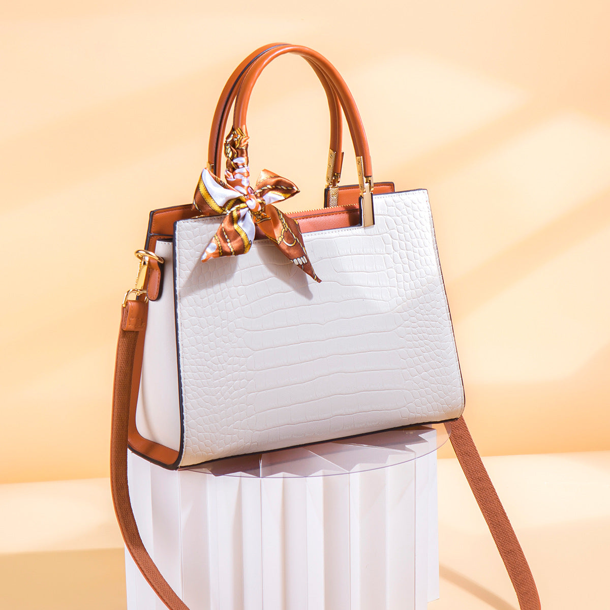 Women's Day Gift For Mother Elegant Crocodile Handbags