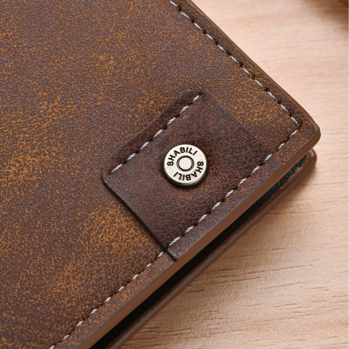 Innovative Men's Short Multiple Slots Retro Purses