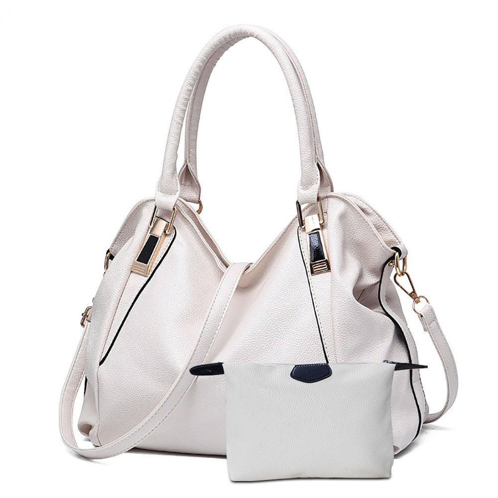 Women's High Quality Mother Litchi Pattern Portable Bags