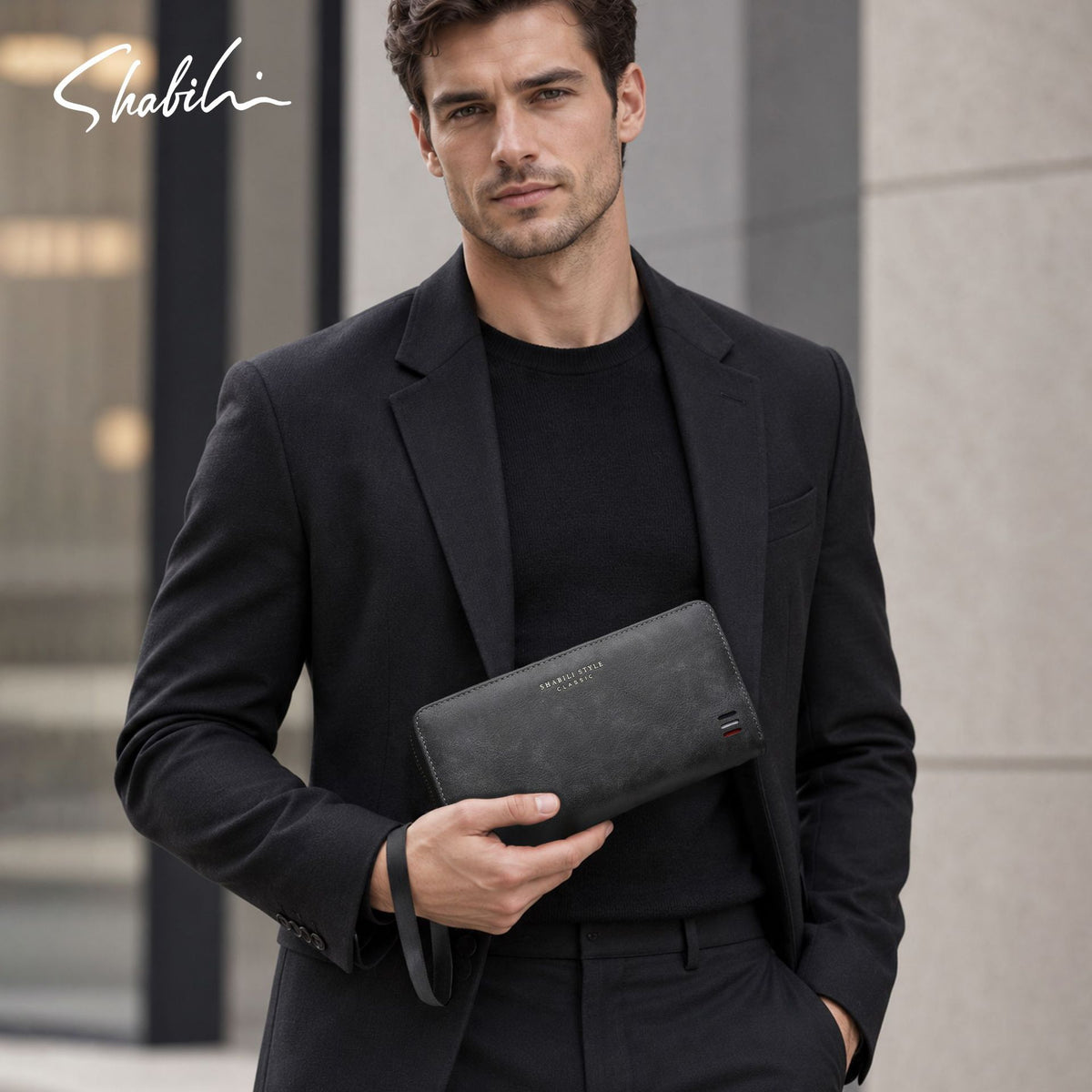 Durable Charming Men's Multiple Slots Long Men's Wallet