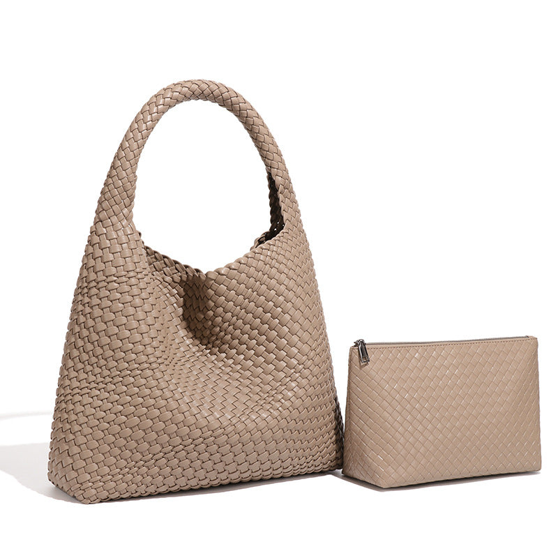 Women's Hand-woven Fashion Portable Korean Style Large Capacity Women's Shoulder Bag