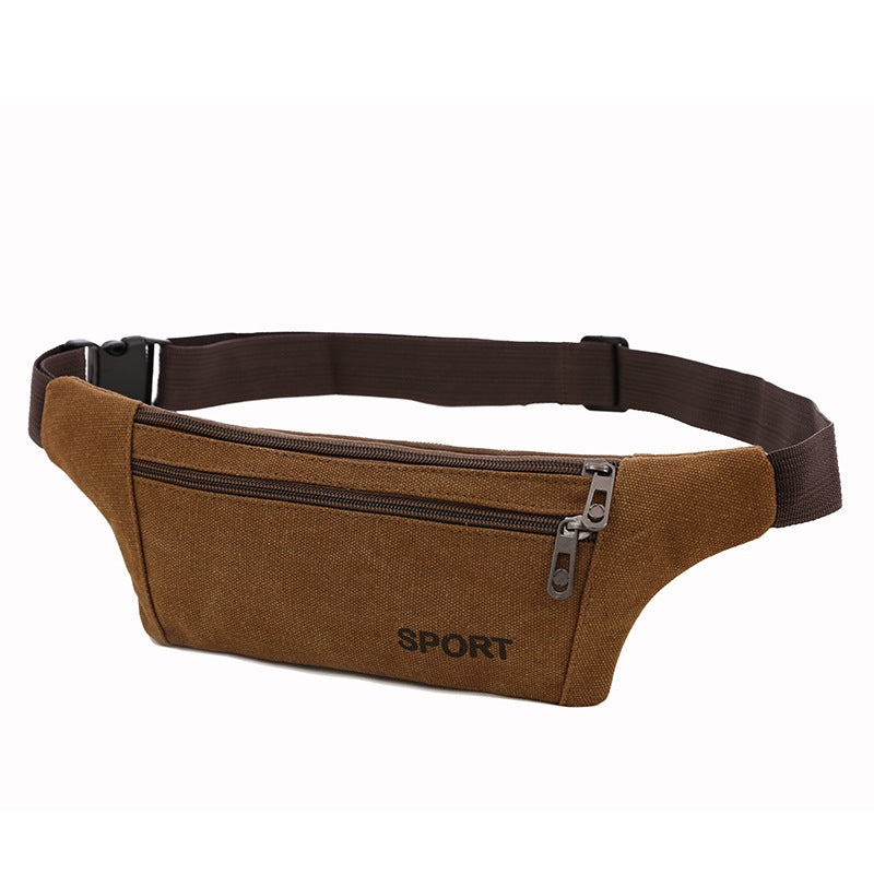 Camouflage Personal Portable Solid Color Mobile Men's Waist Packs