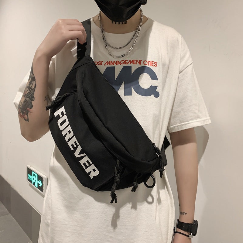 Women's & Men's & Letter Waterproof Large Capacity Fashion Men's Waist Packs