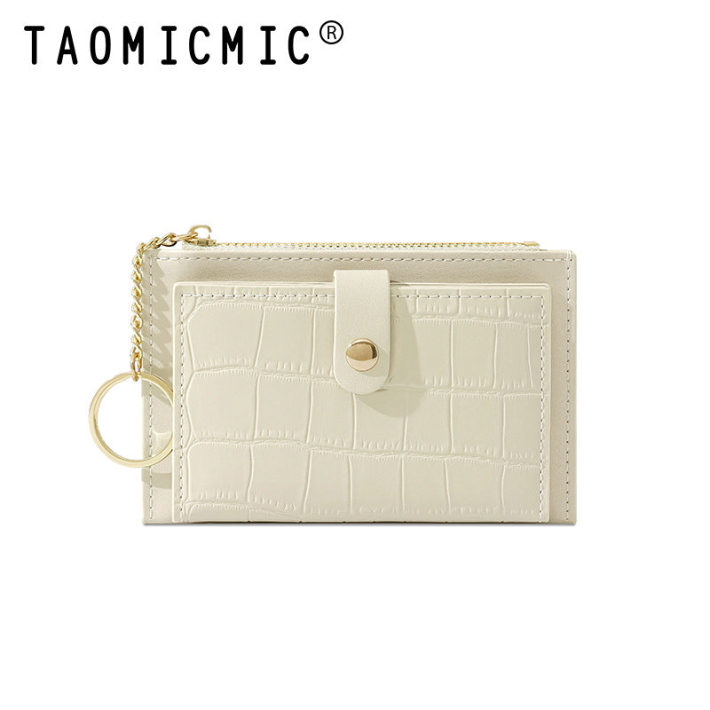 Mini Female Multiple Slots Creative Zipper Coin Purses