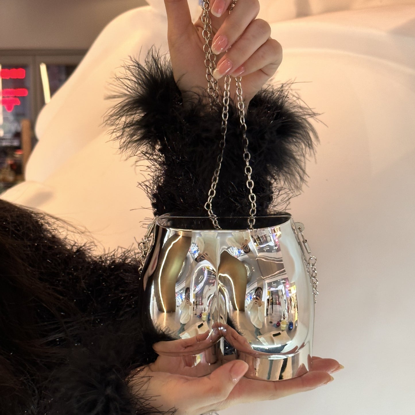 Personalized Creative Butt Design Chain Female Crossbody Bags