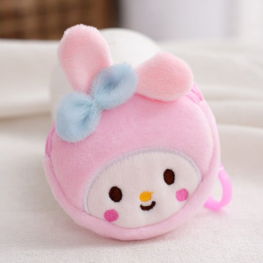 Cartoon Plush Big Ears Dog Gift Coin Purses