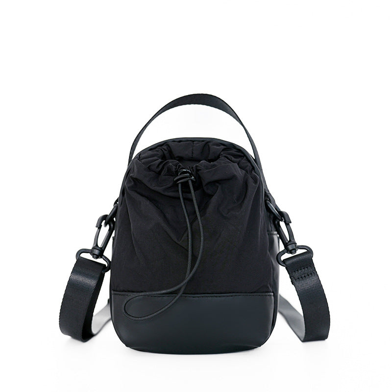 Simplicity Solid Color Kettle Fashion Couple Street Shoulder Bags