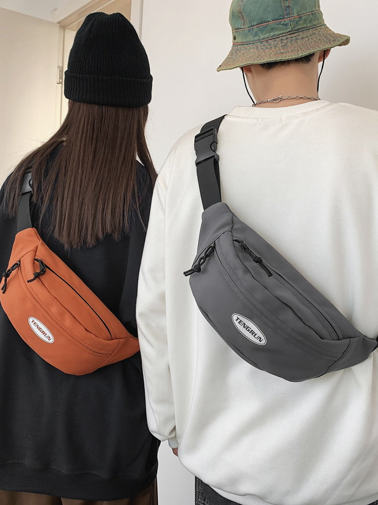 Women's & Men's & Mobile Trendy Style Simple Lightweight Men's Chest Bags
