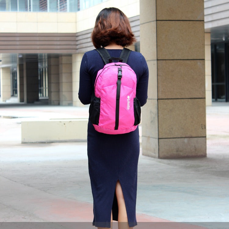 Pretty Shield Gift Folding Portable Riding Backpacks