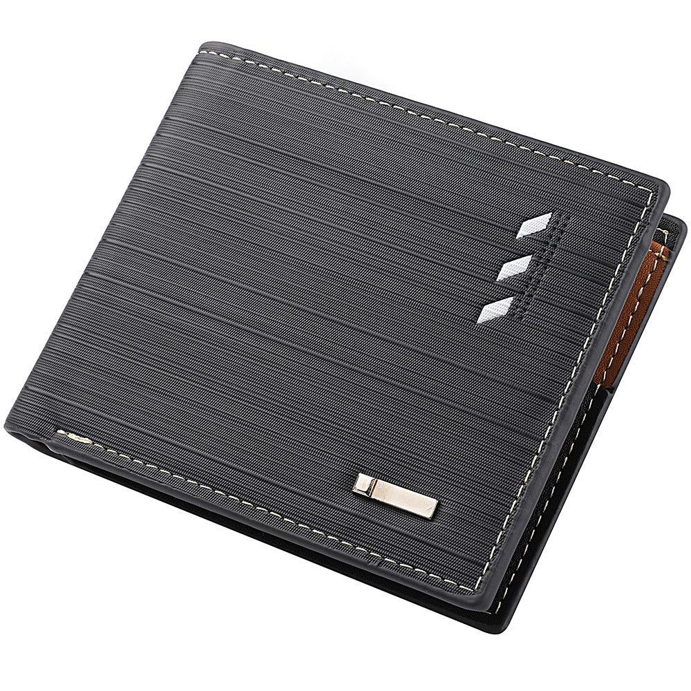 Creative Stylish Classic Men's Horizontal Korean Men's Wallets