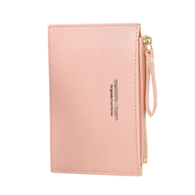 Women's & Men's & Korean Style Solid Color Mini Creative Card Holder