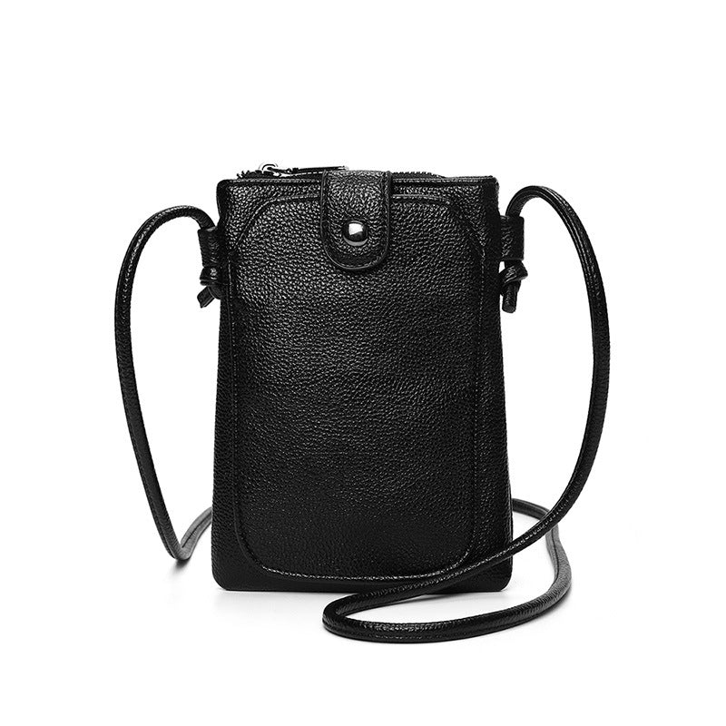 Color Simple Style Crocodile Pattern Mobile Fashion Trend Phone Bags