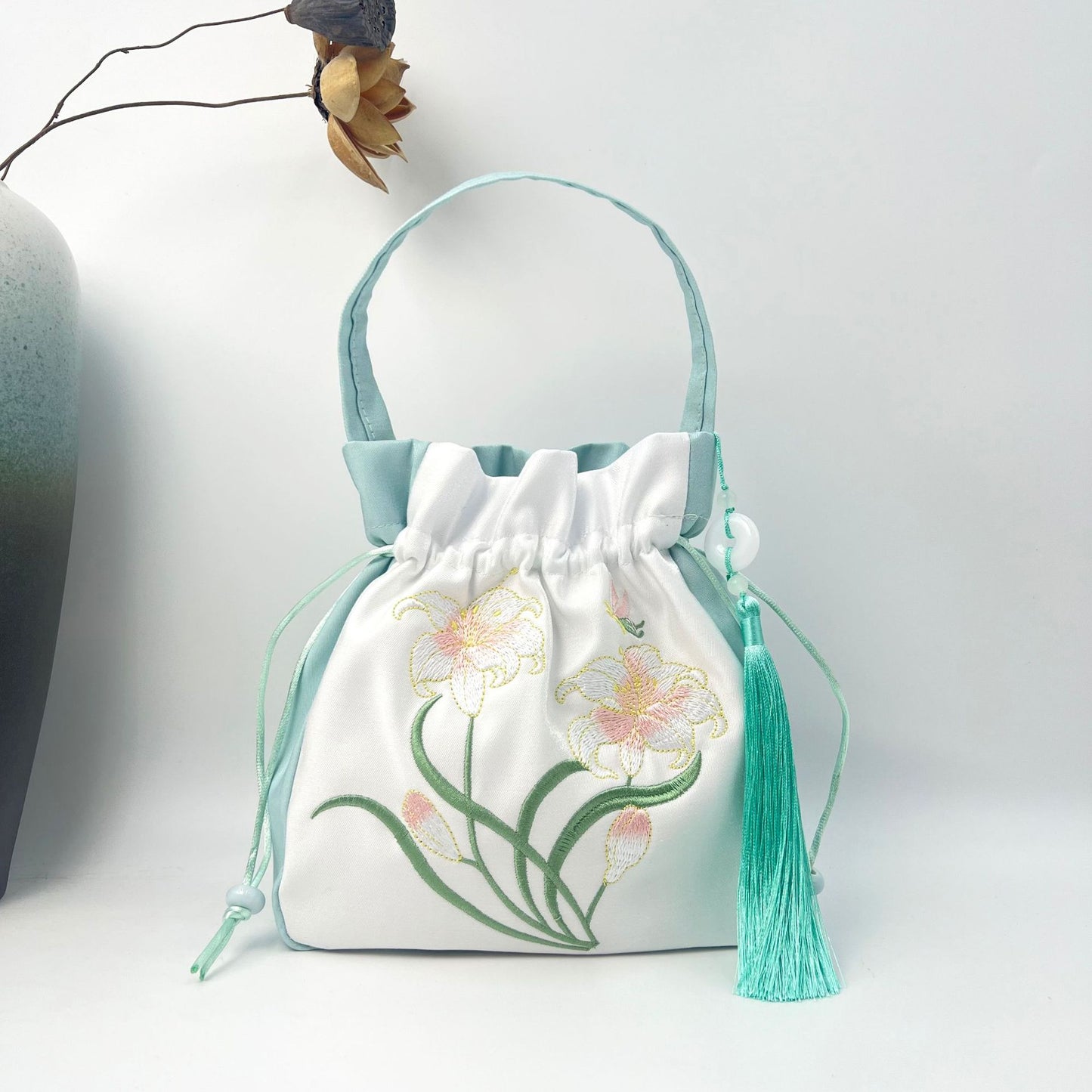 With Embroidered Han Chinese Clothing Antiquity Artistic Handbags