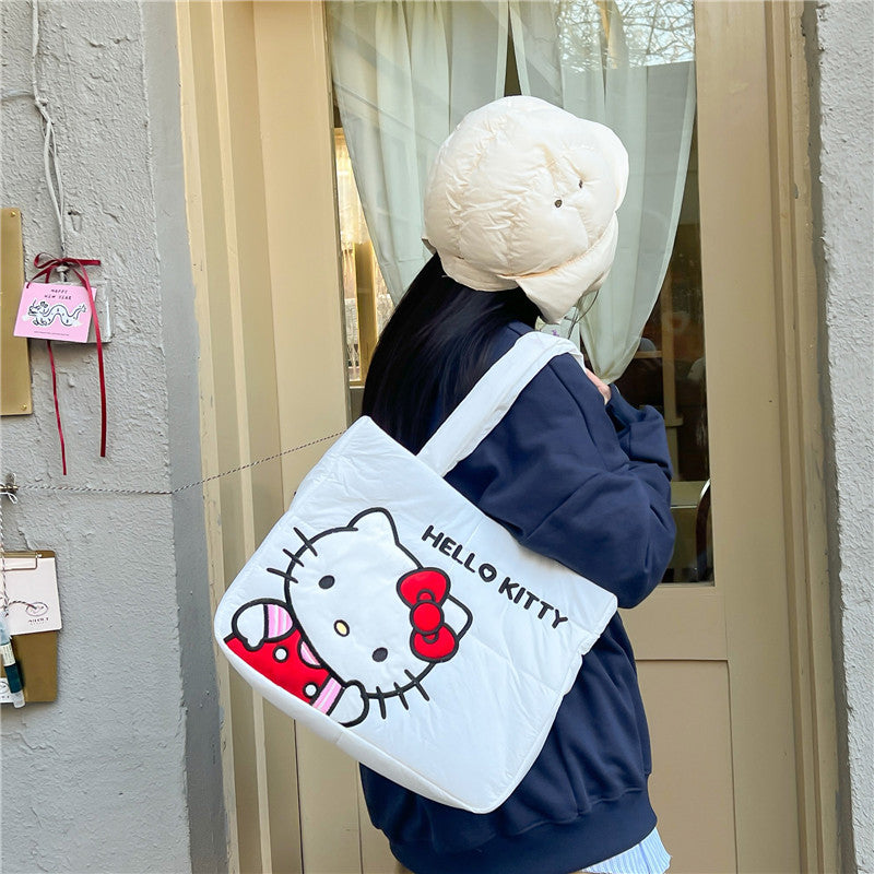 Cartoon Cute Down Cloth Pacha Dog Handbags
