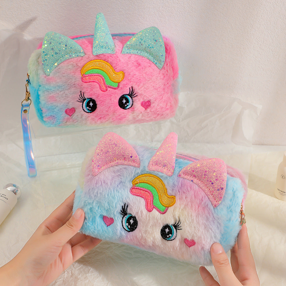 Unicorn Hand Carrying Toiletry Studying Stationery Bags