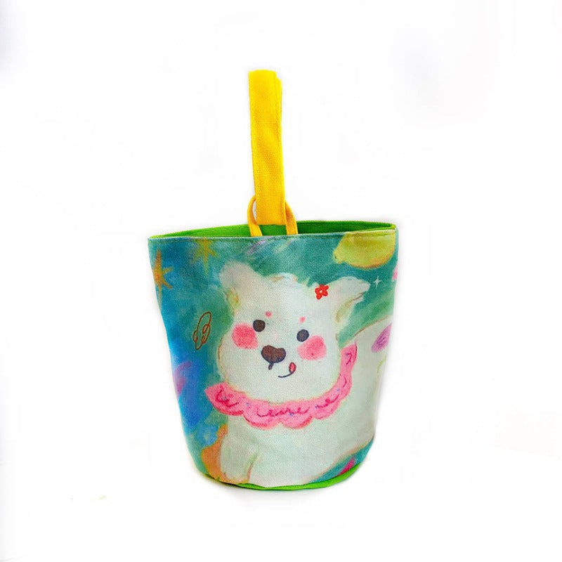 Comfortable Outing Snack Canvas Cute Style Handbags