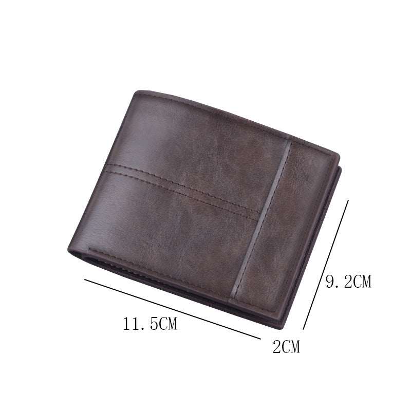 Slouchy Men's Short Integrated Multifunctional Business Men's Wallet