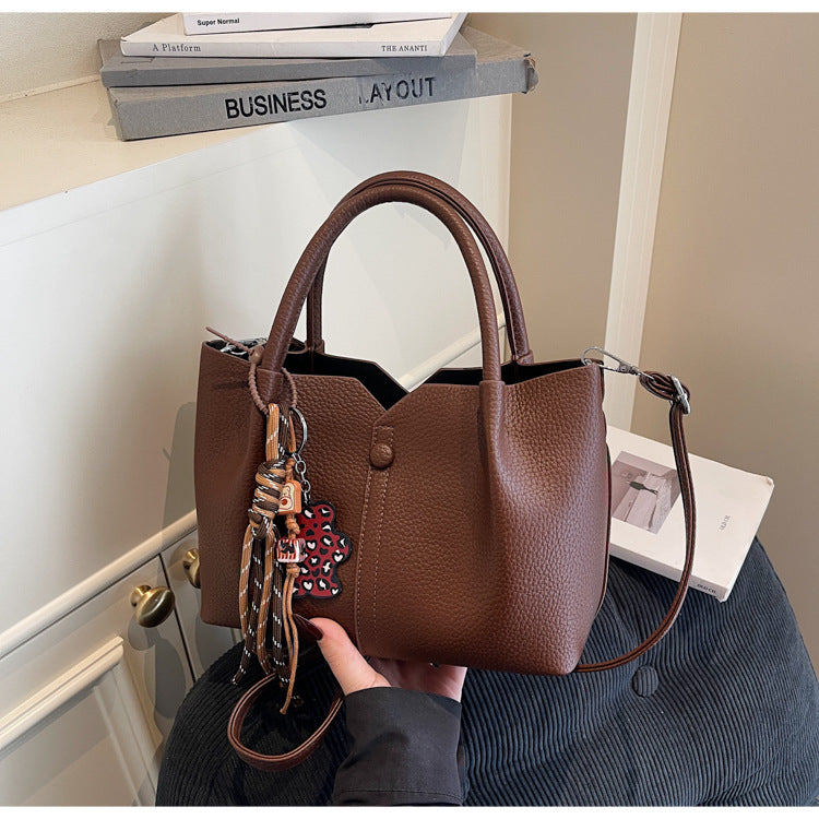 Women's Large Capacity Retro Simple Portable Leisure Women's Shoulder Bag