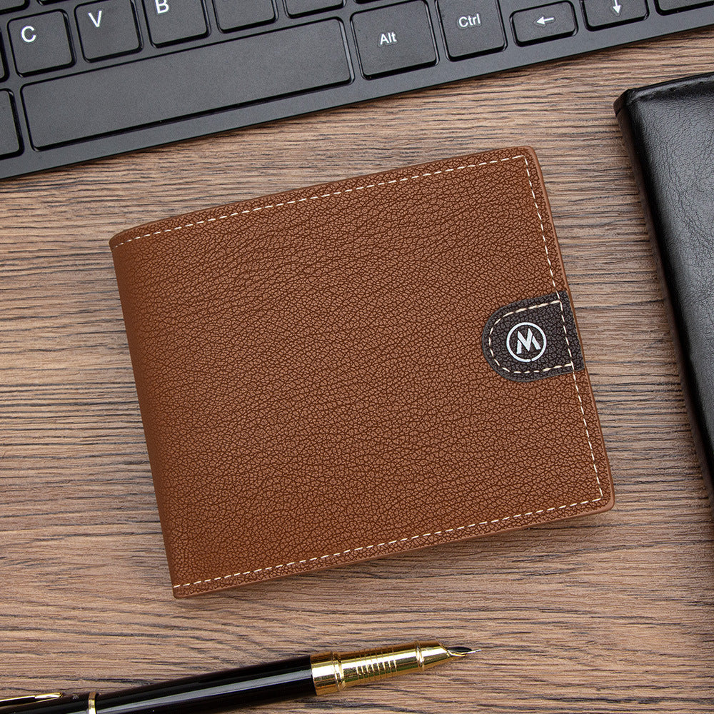 Men's Fashion Short Large Capacity Multiple Slots Pocket Men's Wallet